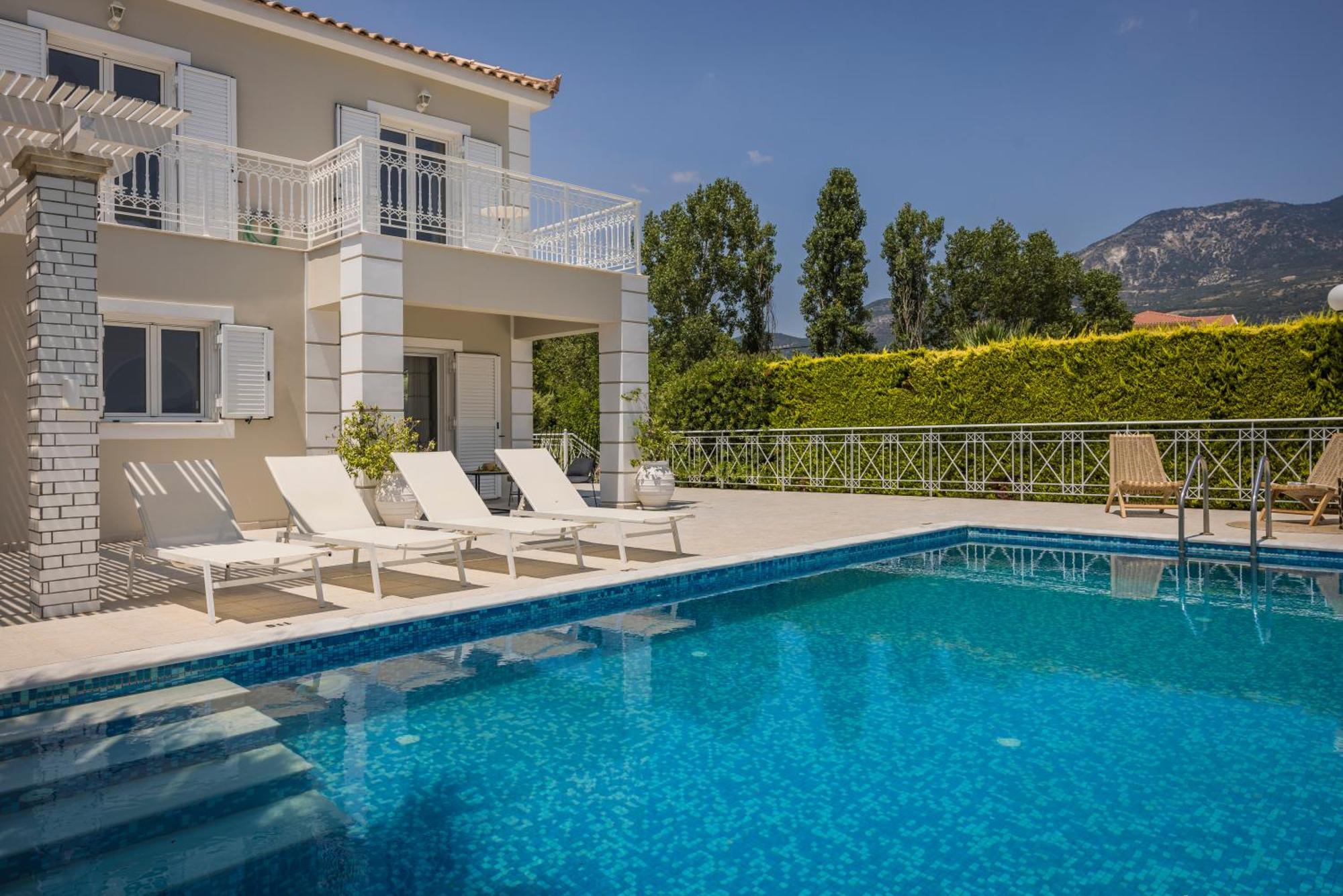 Sea View Villa Kefaloniaprivatevillas Karavádhos Dış mekan fotoğraf