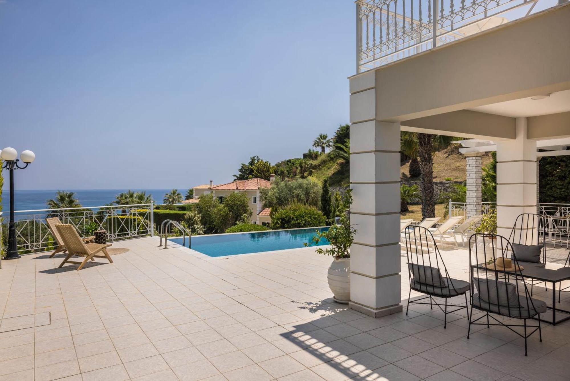 Sea View Villa Kefaloniaprivatevillas Karavádhos Dış mekan fotoğraf