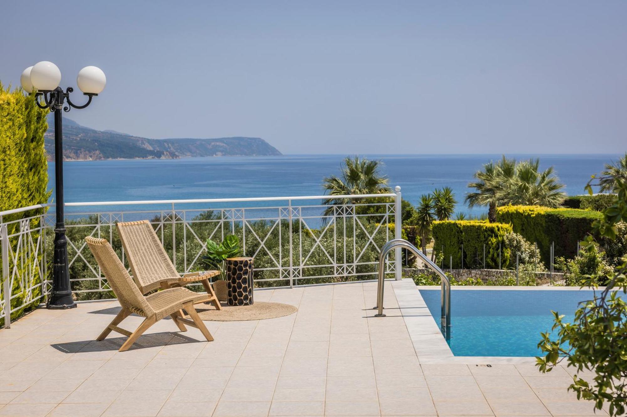 Sea View Villa Kefaloniaprivatevillas Karavádhos Dış mekan fotoğraf