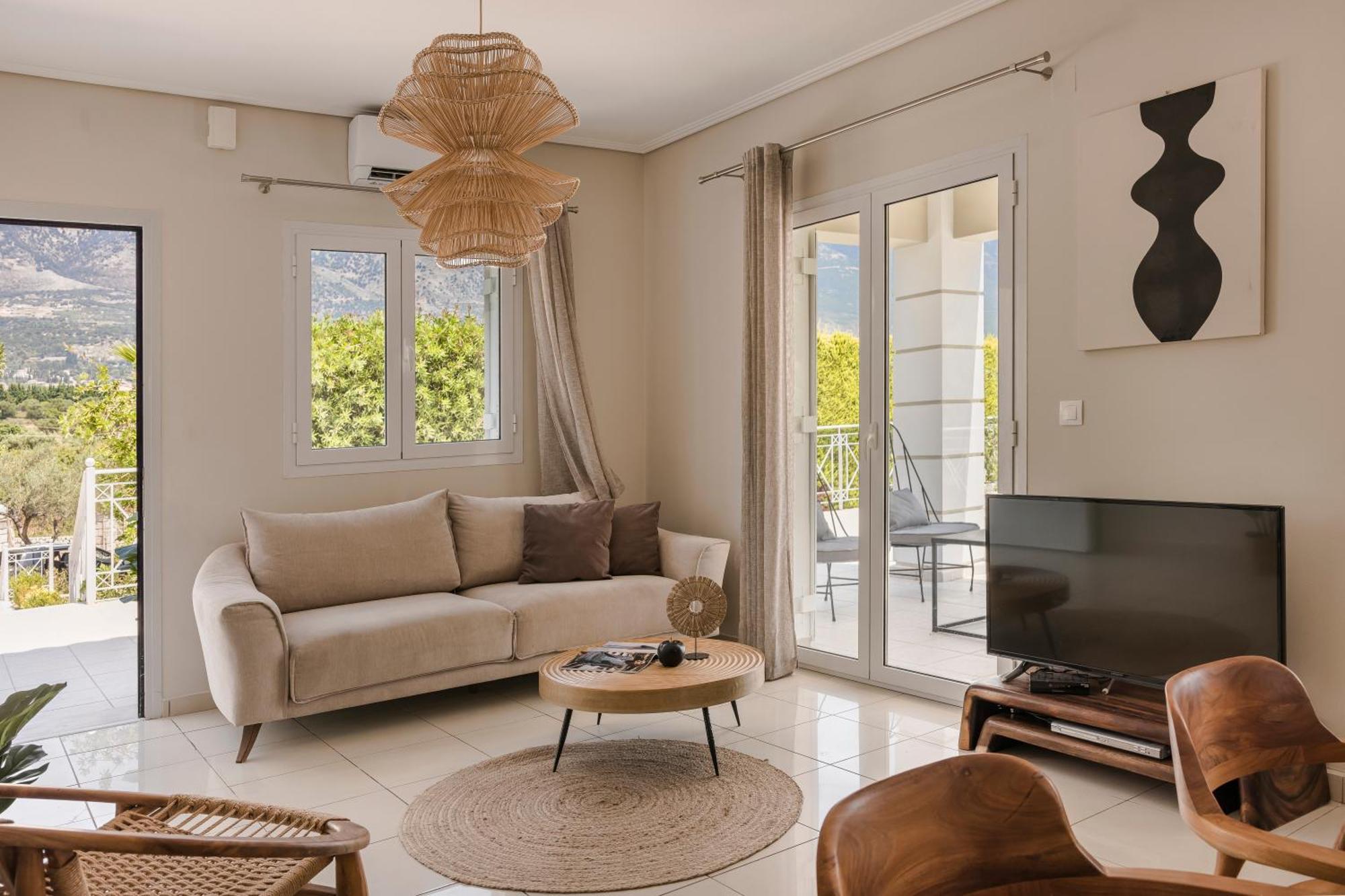 Sea View Villa Kefaloniaprivatevillas Karavádhos Dış mekan fotoğraf