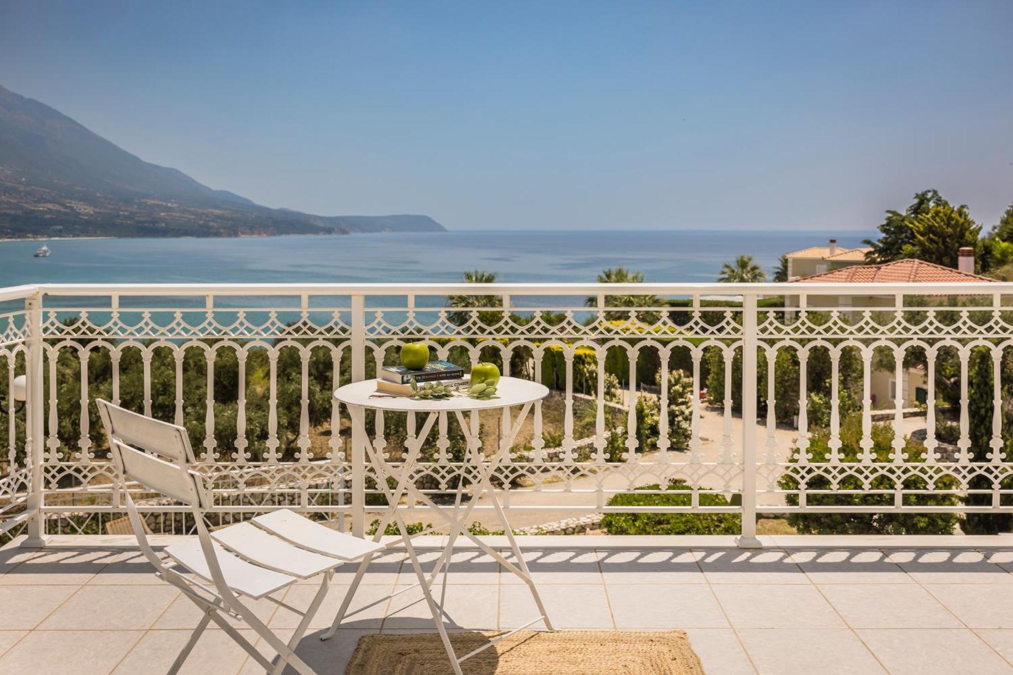 Sea View Villa Kefaloniaprivatevillas Karavádhos Dış mekan fotoğraf